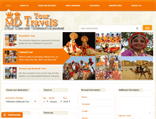 Tablet Screenshot of mdtourtravels.com